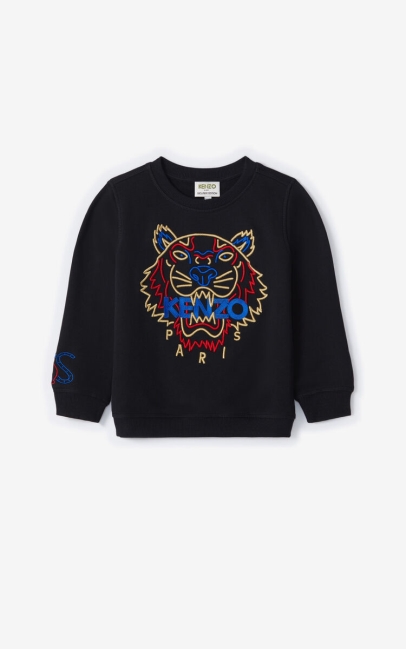 Kenzo Kids Tiger Sweatshirt Black